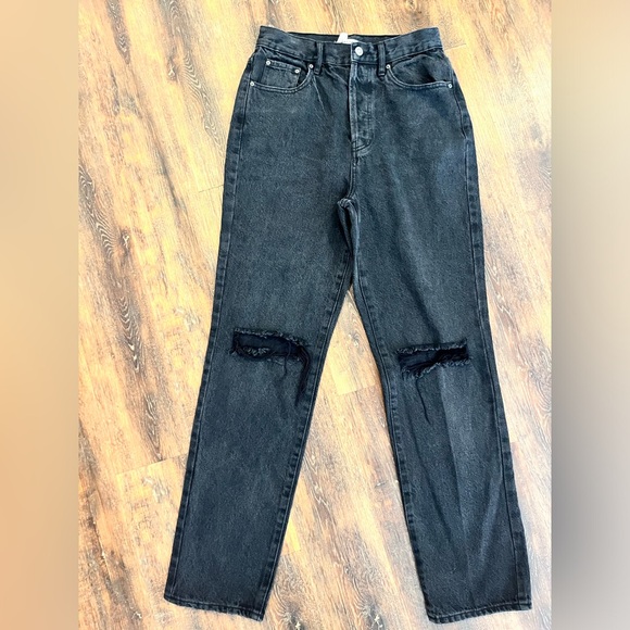 Pacsun Ripped Knees Dad Jeans size 27 - Picture 1 of 5